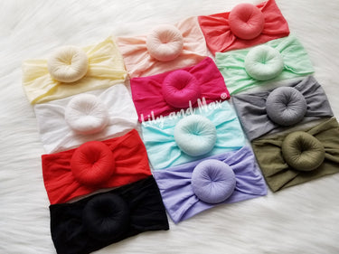 Baby Turban: Nylon Round Knot Headband