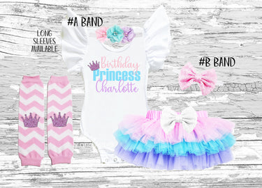 Birthday Princess crown girls tutu outfit