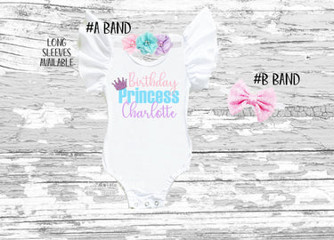 Birthday Princess crown girls tutu outfit