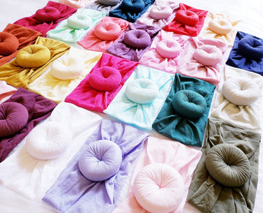 Baby Turban: Nylon Round Knot Headband