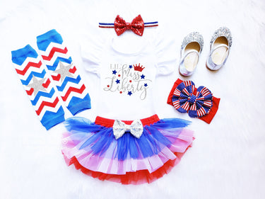Miss Liberty 4th Birthday Outfit: Tutu Bloomer Set