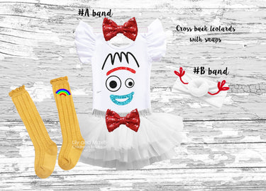 Funny Fork Halloween Costume: Tutu Bloomers, personalized socks