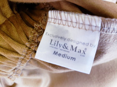 Golden Brown Velvet Baby Skirt: High Waisted Paper Bag Style