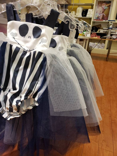 Girls Skeleton Romper: Halloween Costume with Sequin Bow