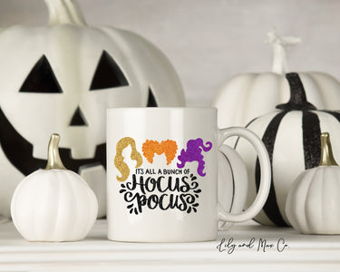 Hocus Pocus Halloween Mug: Ceramic Coffee Cup Gift