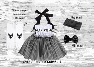 Jack Skellington Inspired Halloween Romper Outfit: Baby Costume