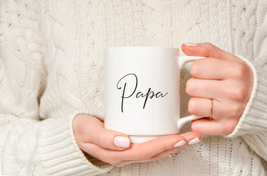 Mama Mug: Minimalist Ceramic Coffee Mug, Mom Gift