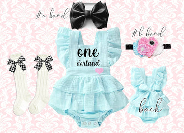 Alice In ONEderland Birthday Outfit: Tea Party Romper