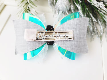 Halloween Glitter Bow Clip: Witch Hat Alligator Clip