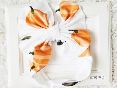 Thanksgiving headband Fall pumpkin spice super soft fall headwrap