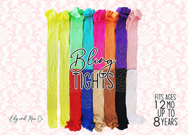Rhinestone Baby Tights: Bling Fishnet Tights, Toddler Fashion