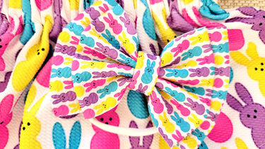 Peeps Easter Skirt: Colorful Bunny Paper Bag Waist Skirt