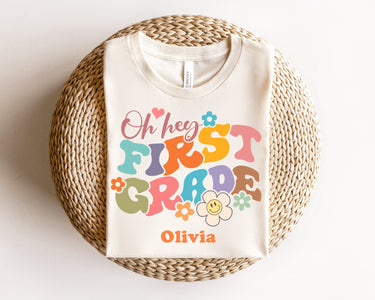 Retro Preschool Vibes Shirt: Back To School Teacher Tee
