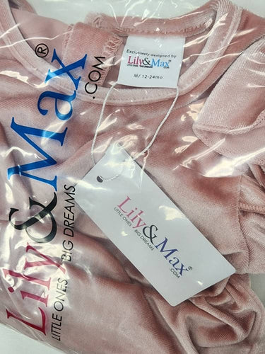 Winter Onederland Outfit: Snowflake ONE on Pink Velvet 1st birthday Romper, Headband & Socks