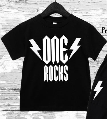 One Rocks Birthday Outfit: Rock 'n' Roll Baby Pant Set