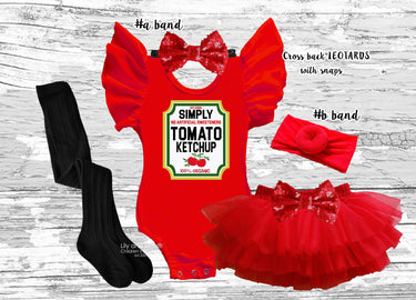 Tomato Ketchup Inspired Costume: Tutu Bloomer Set