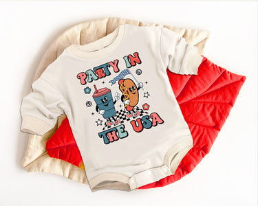 Retro Party in the USA Baby Bodysuit - 4th of July Outfit