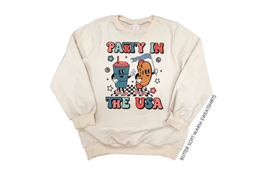 Retro Party in the USA Baby Bodysuit - 4th of July Outfit