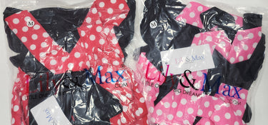 1st Birthday Mouse Romper Outfit: Red Polka Dot Costume