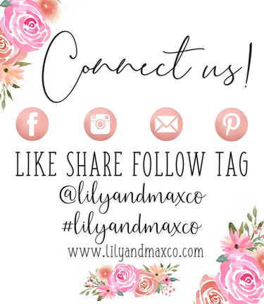 Customizing your order-  LilyandMaxCo