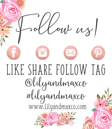 Customizing your order-  LilyandMaxCo