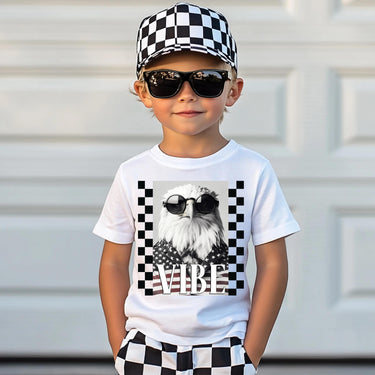 USA Baby Bodysuit, 4th of July Eagle Vibe Shirt