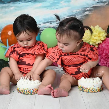 Hawaiian Leotard for Girls: Tropical Island Gymnastics Costume