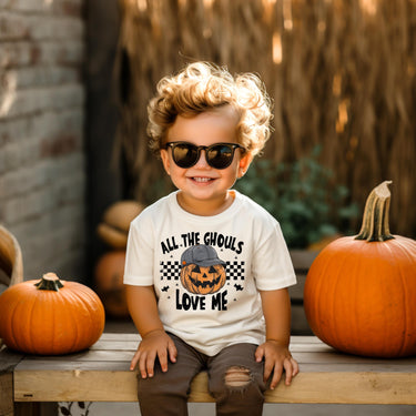 Funny Halloween Boy Shirt: All the Ghouls Love Me, Cozy Sweatshirt