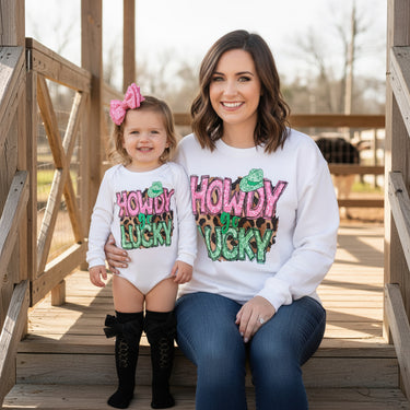 St. Patrick's Day girl Outfit,  St. Patrick's Day super soft cozy warm sweatshirt