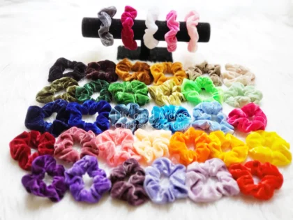 36 PACK DEAL VELVET SCRUNCHIES SET