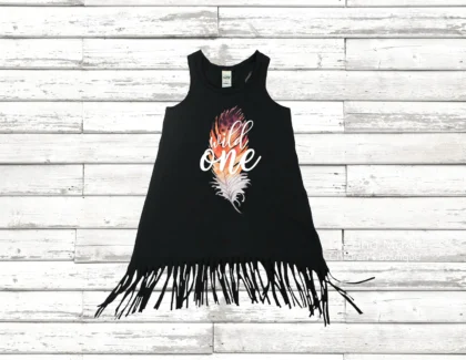 BOHO WILD ONE BIRTHDAY FRINGE DRESS