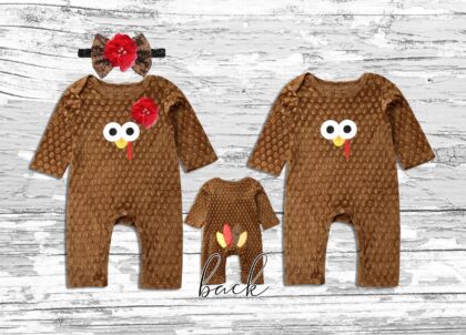 Thanksgiving twins baby outfit