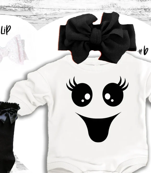 Spooky ghost baby Outfit, 1st birthday Halloween outfit girls , ghost bubble romper birthday party outfit, ghost sweatsuit baby